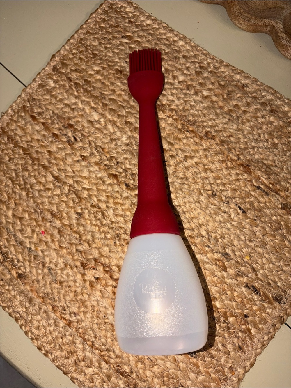 The Pampered Chef Red Silicone BBQ Basting Brush